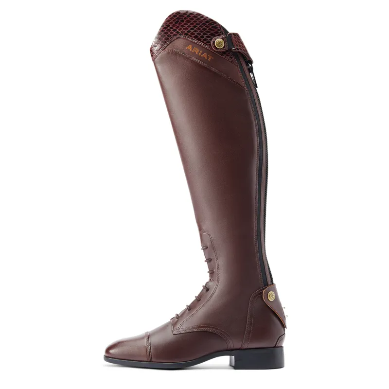 Ariat Ladies Palisade Ellipse Tall Riding Boot Mahogany/Rust Cobra-2